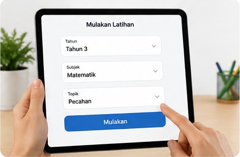 Latihan ikut subjek dan topik